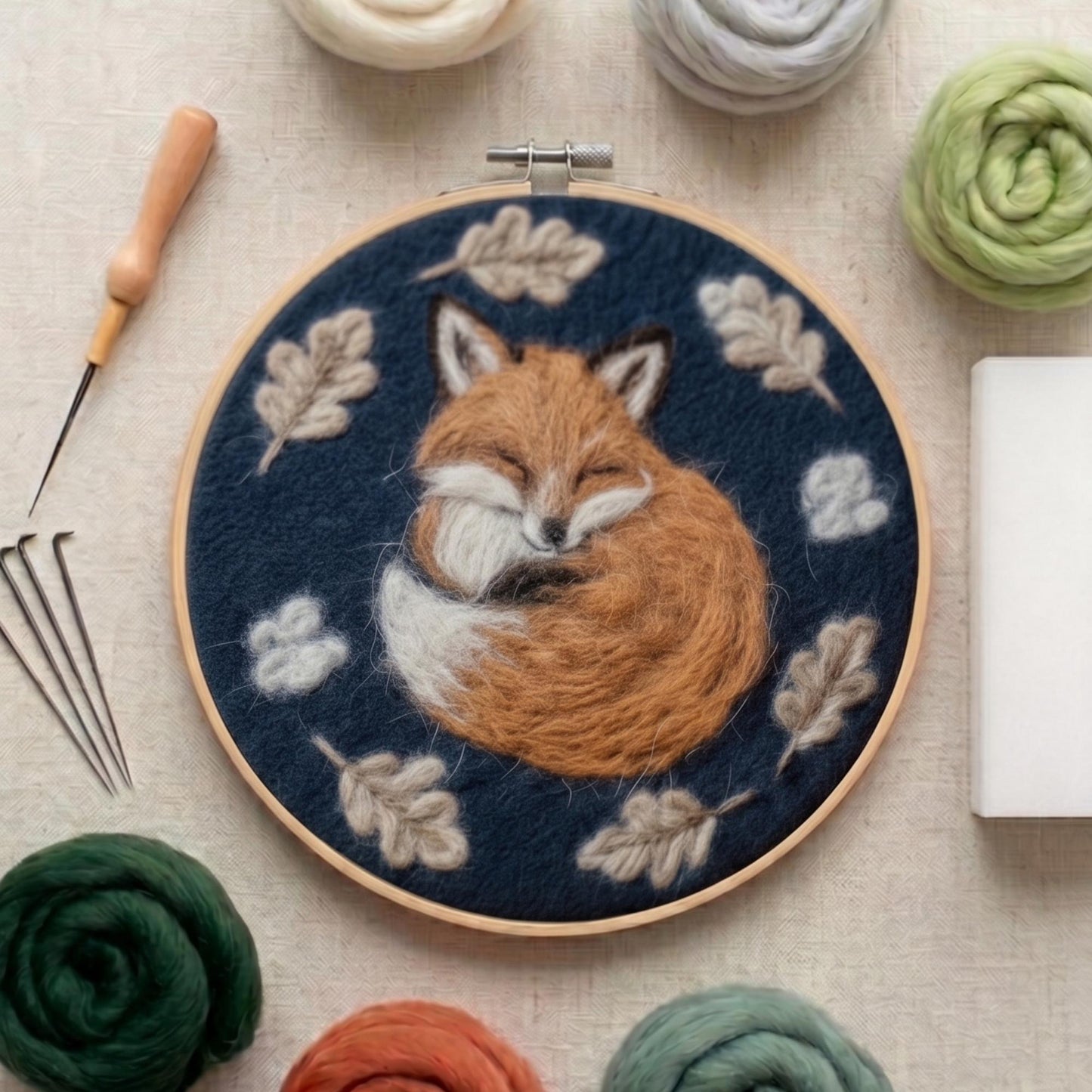 Fox Needle Felting Kit