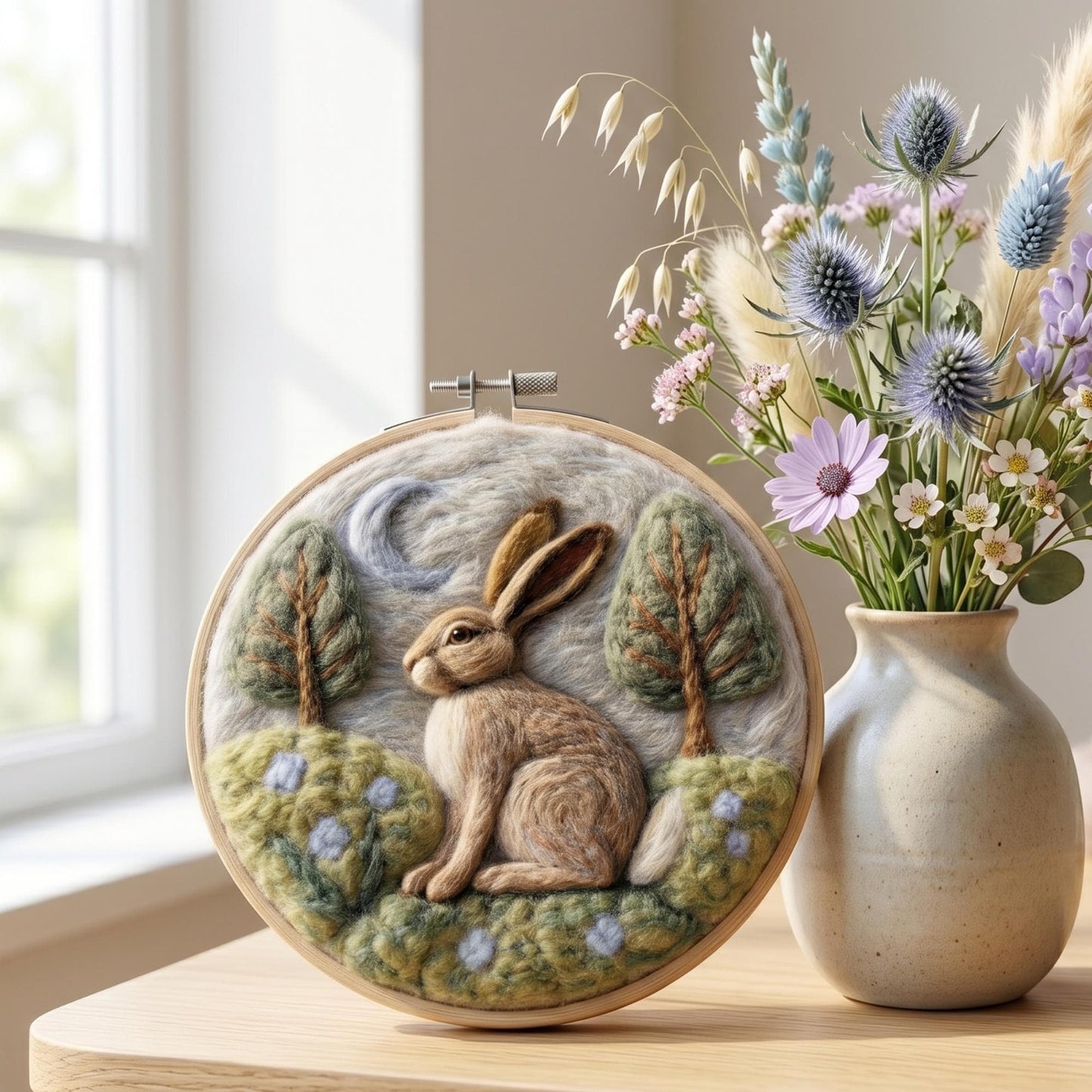 Rabbit Needle Felting Kit