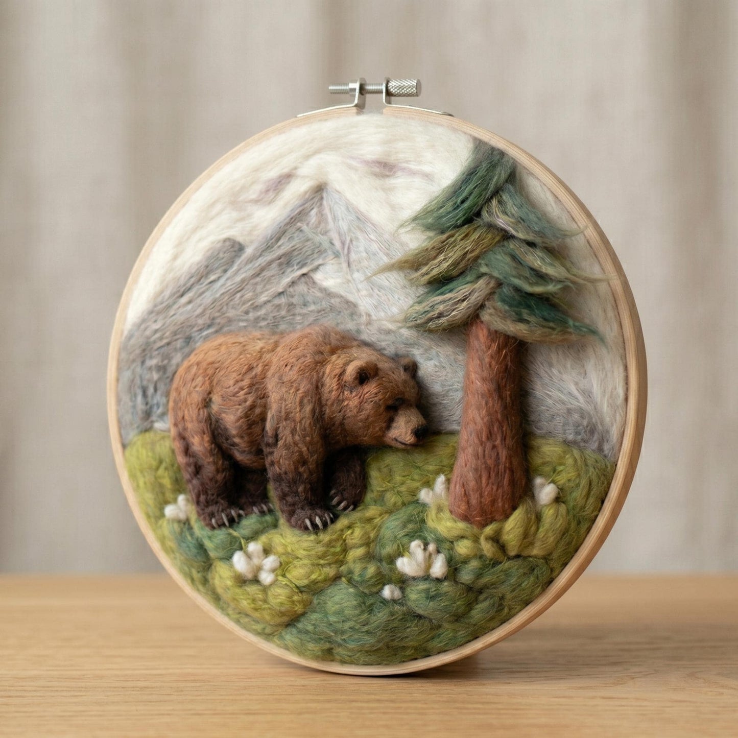 Bear Needle Felting Kit