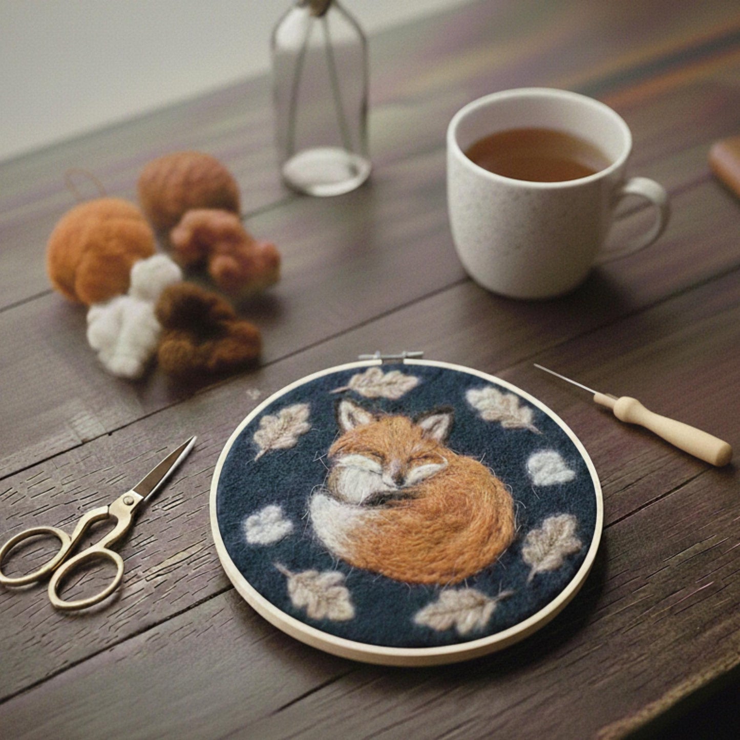 Fox Needle Felting Kit
