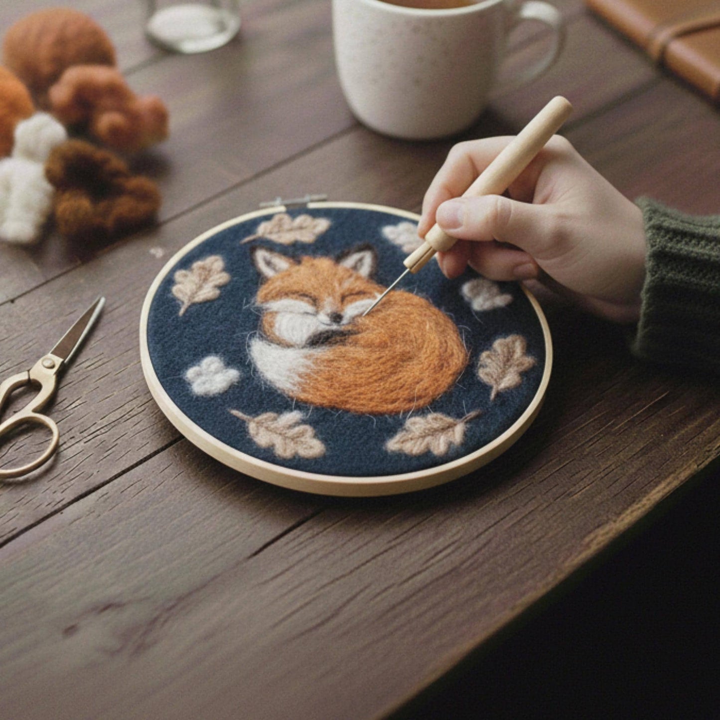 Fox Needle Felting Kit