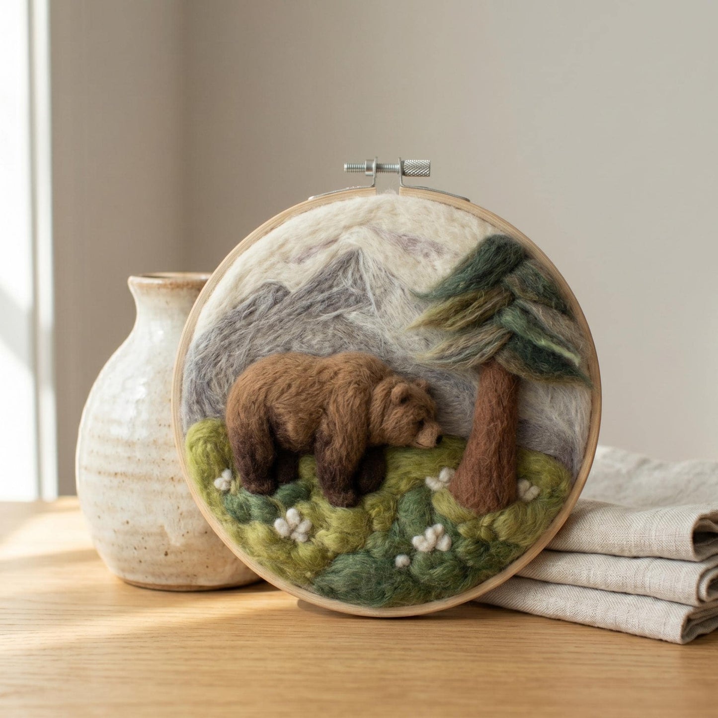 Bear Needle Felting Kit