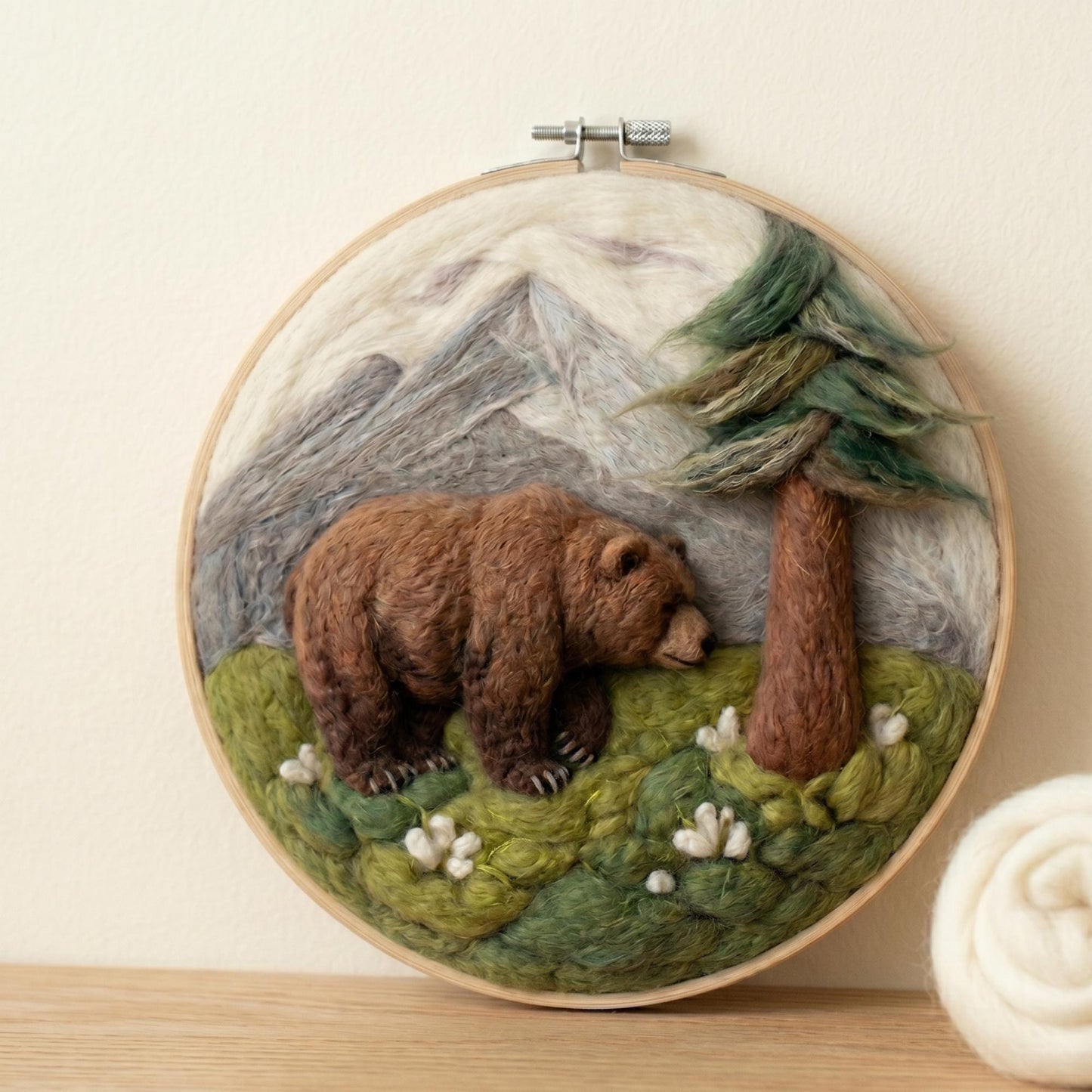 Bear Needle Felting Kit