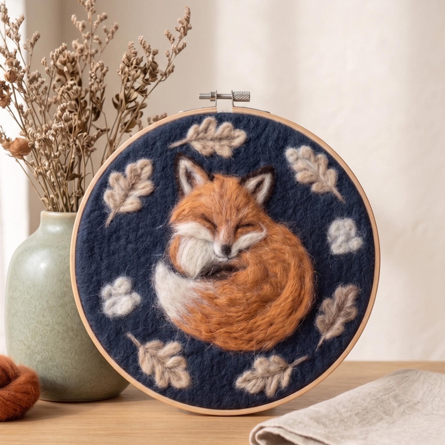 Fox Needle Felting Kit