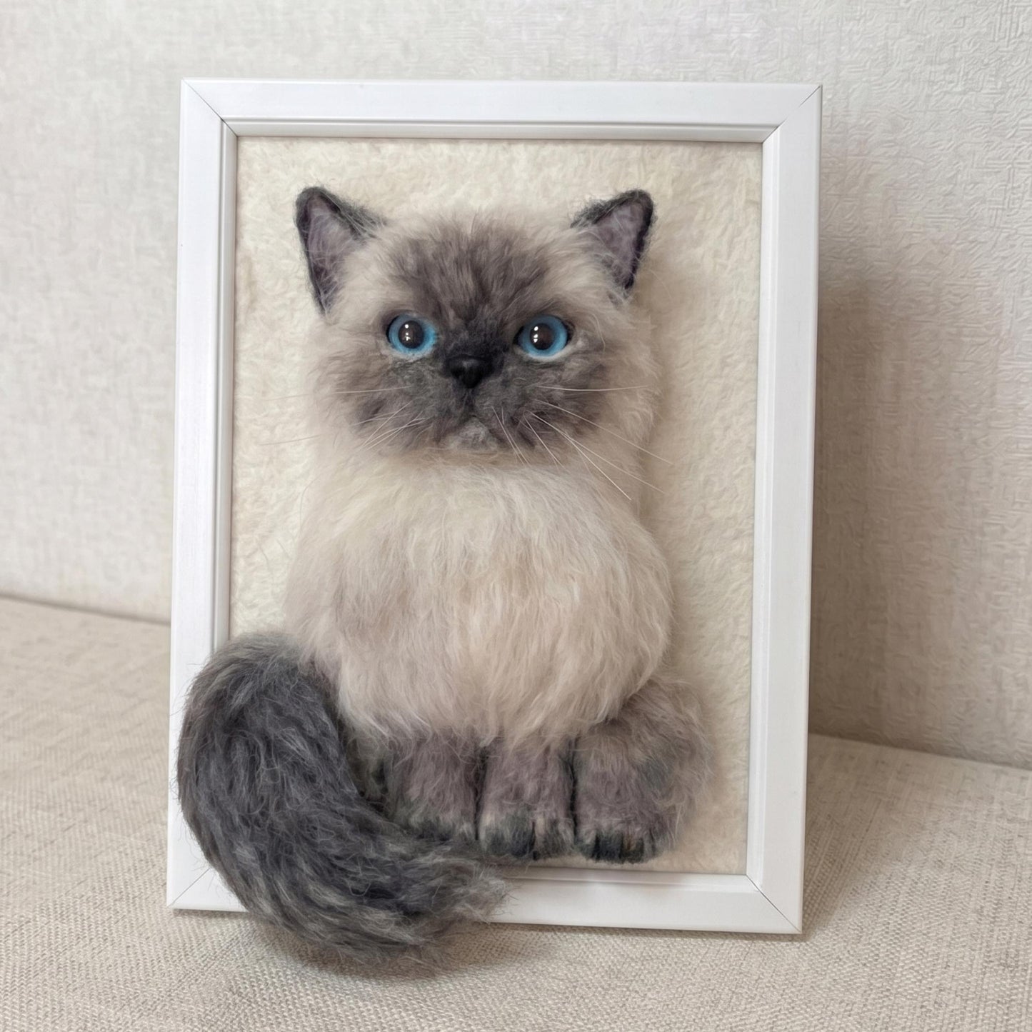Custom Needle Felted Pet Portrait