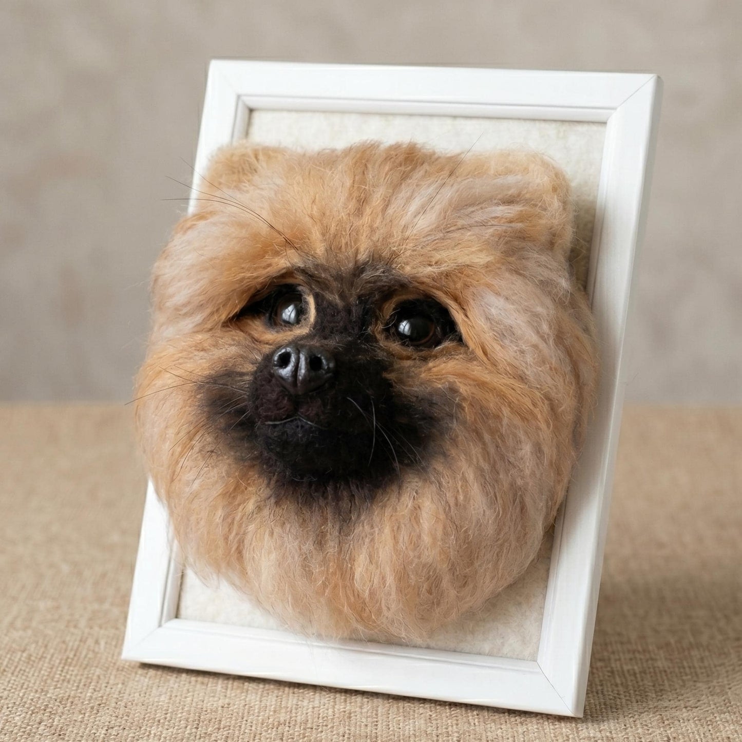 Custom Needle Felted Pet Portrait