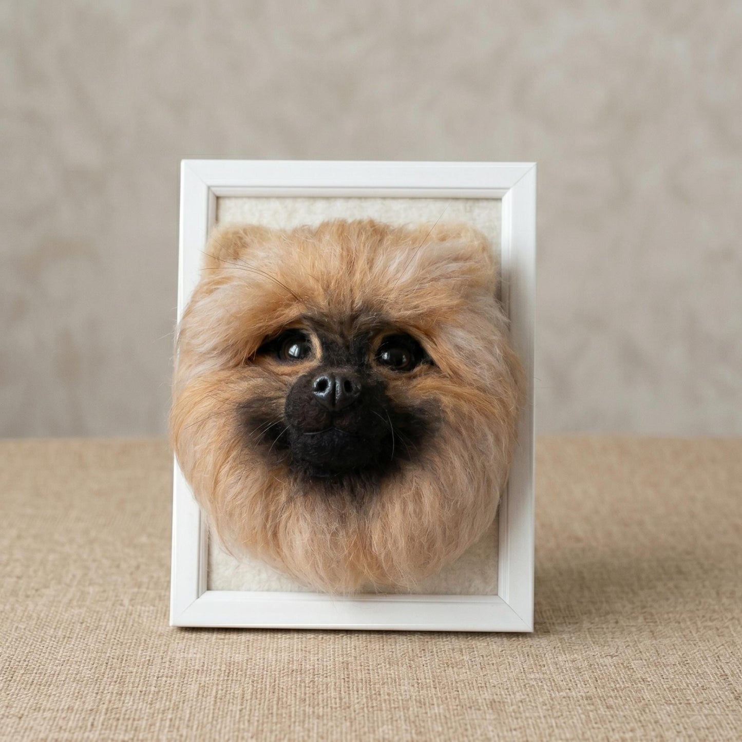 Custom Needle Felted Pet Portrait