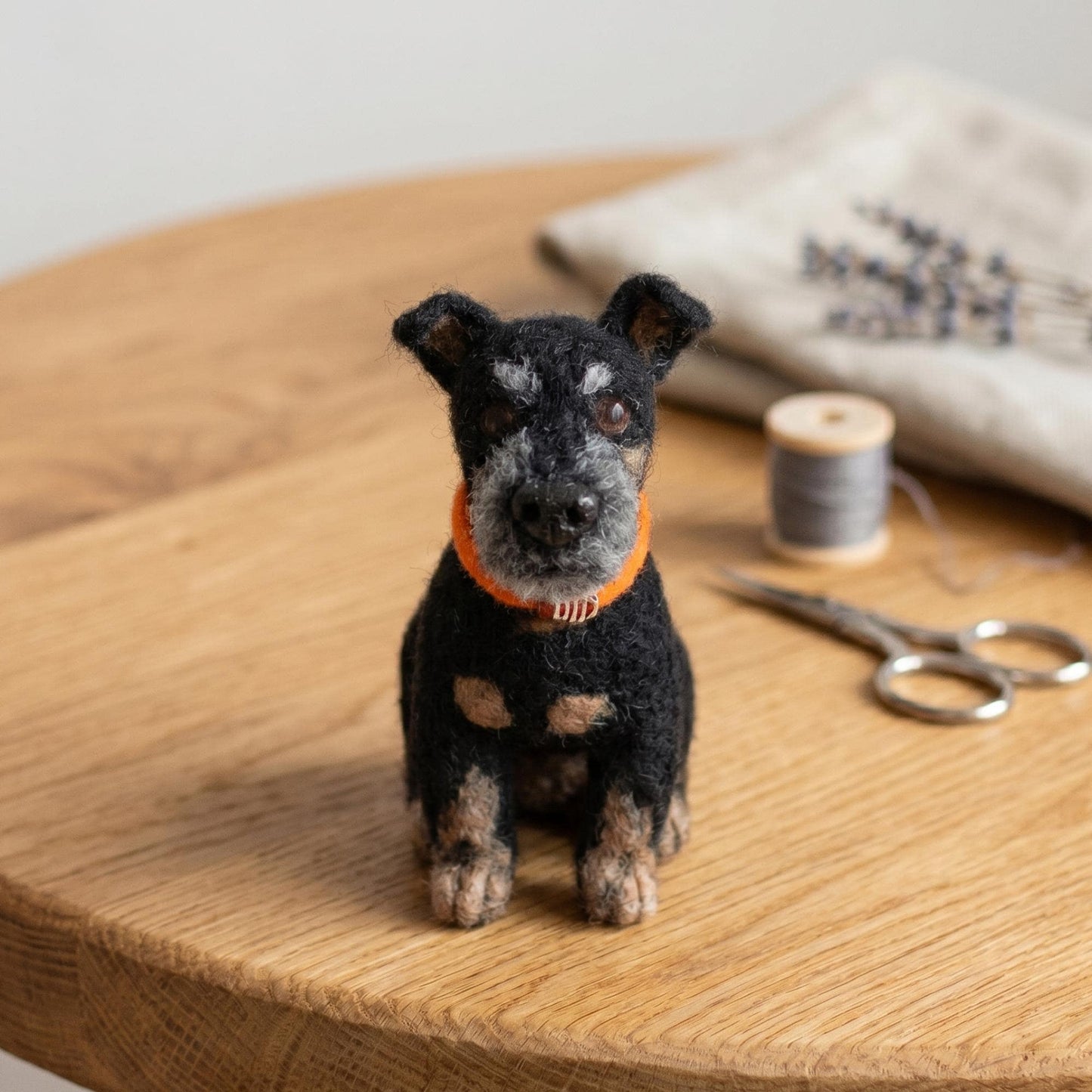 Custom Needle Felted Pet Portrait