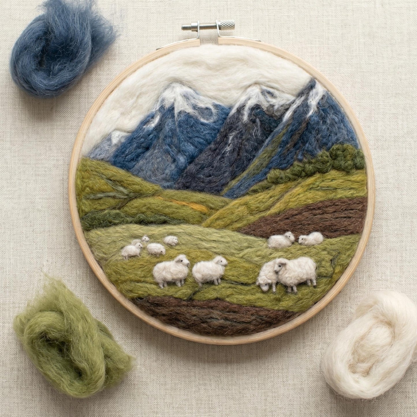 Sheep Needle Felting Kit