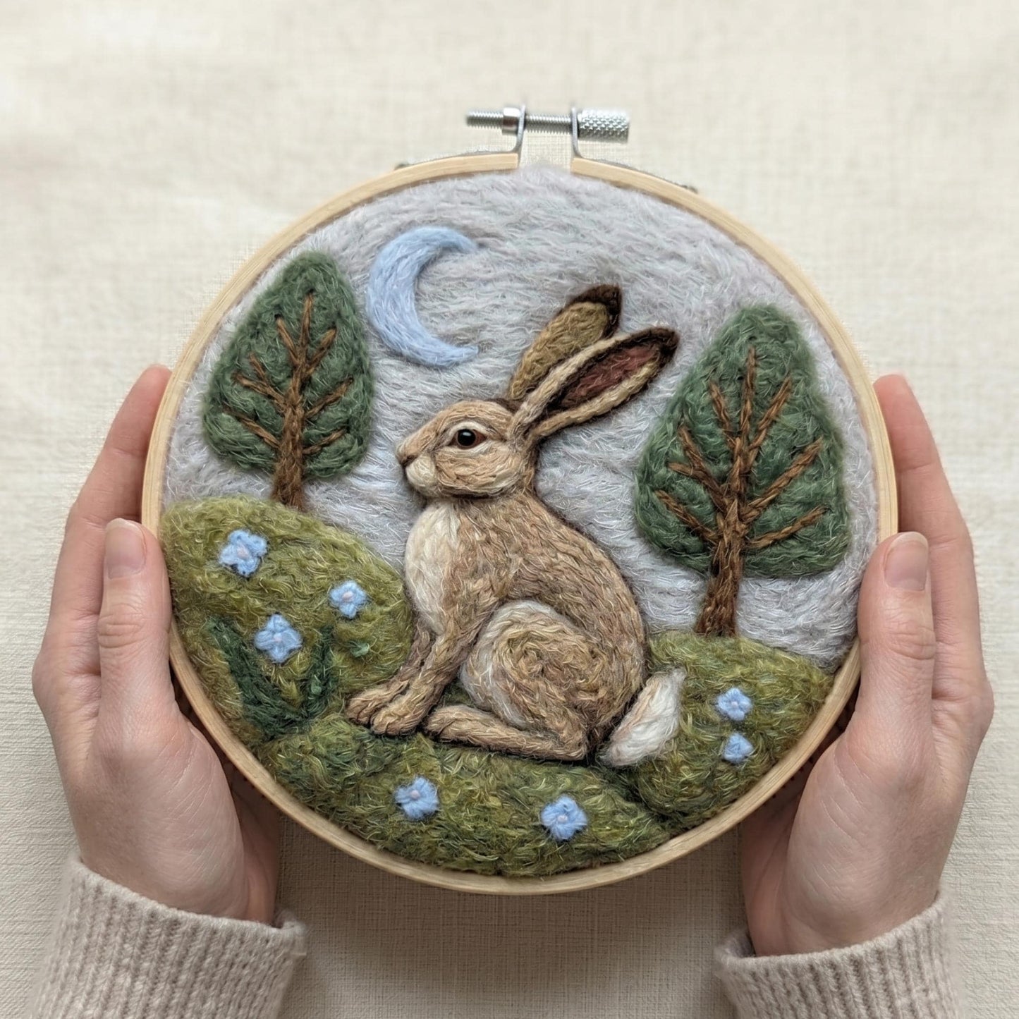 Rabbit Needle Felting Kit