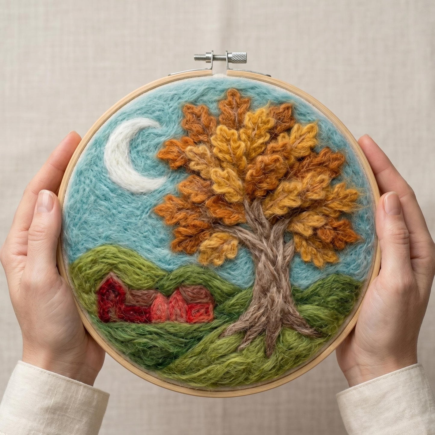 Oak Tree Needle Felting Kit