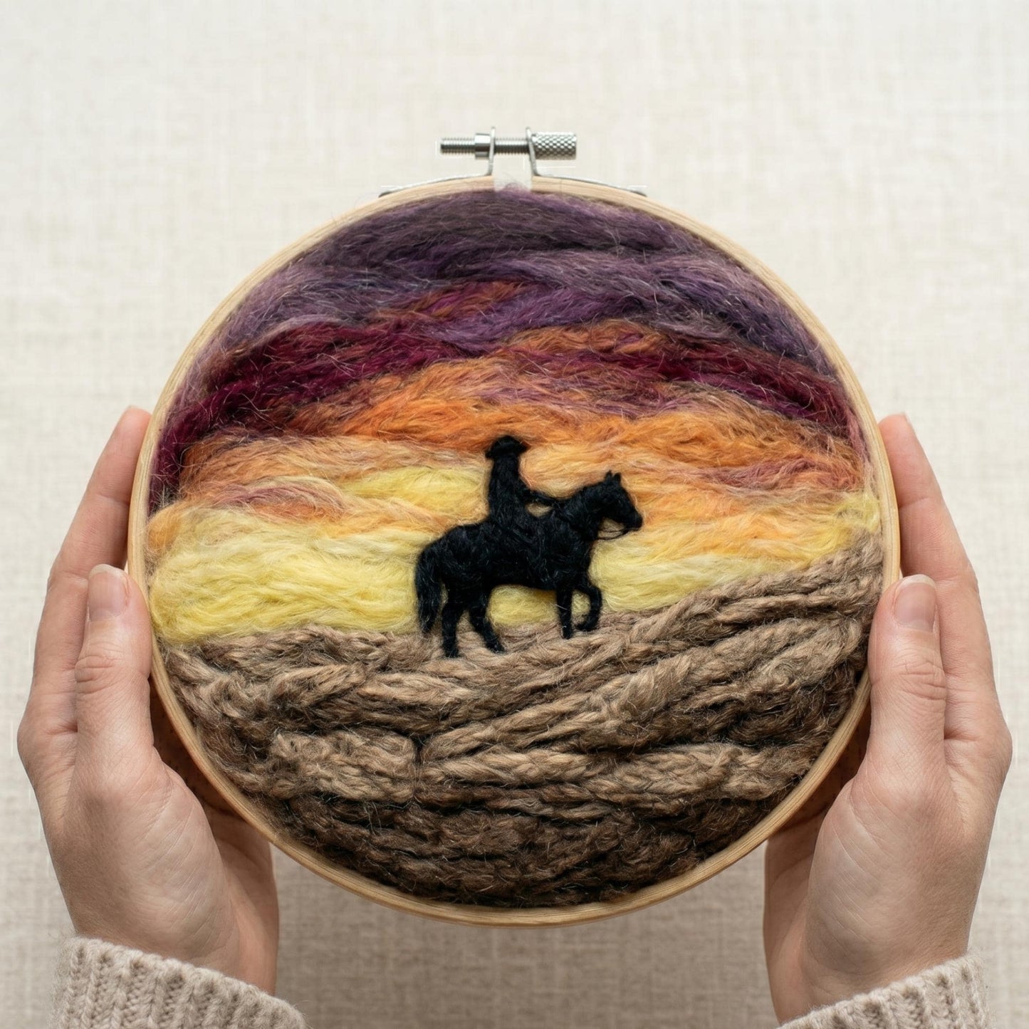 Sunset Cowboy Needle Felting Kit