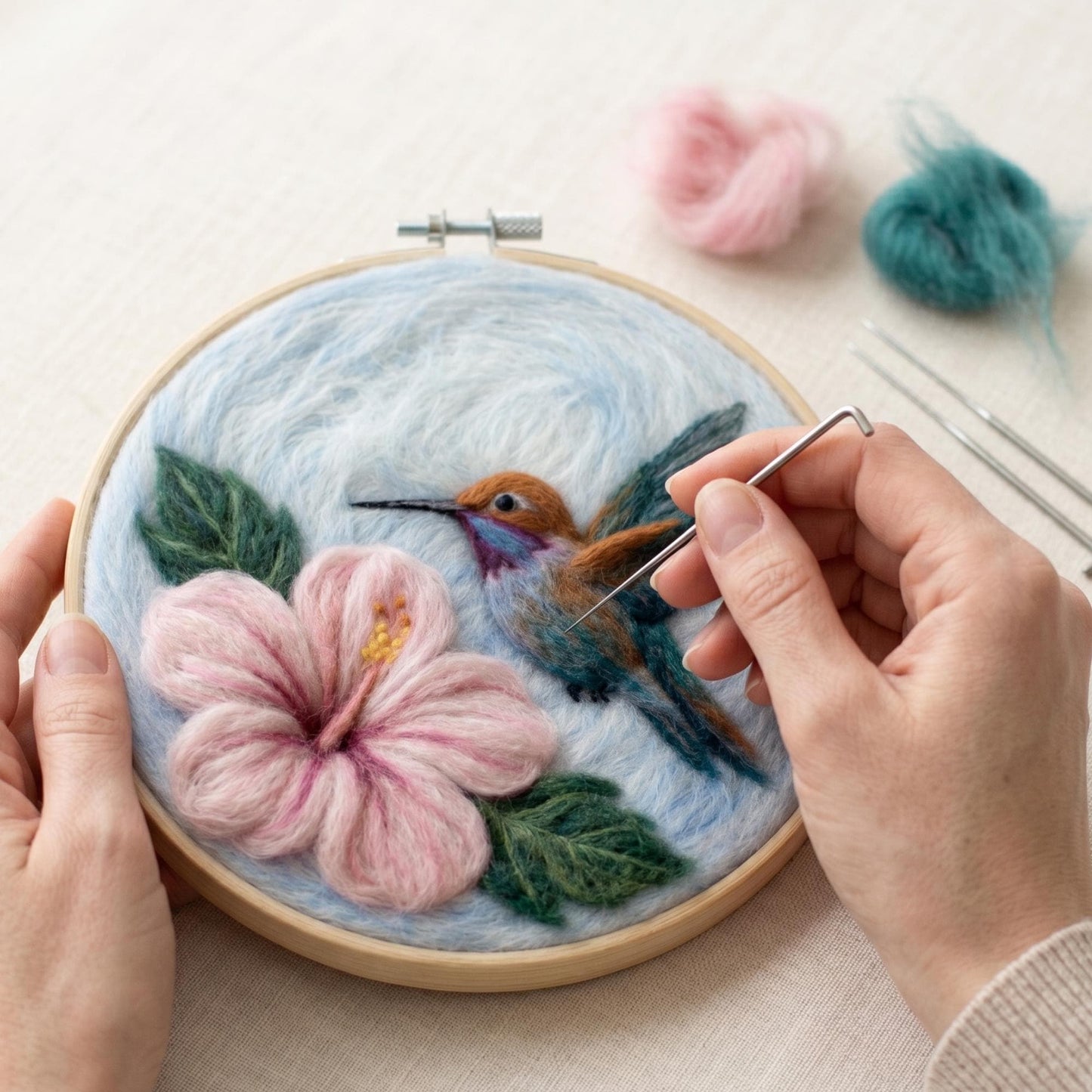 Hummingbird Needle Felting Kit