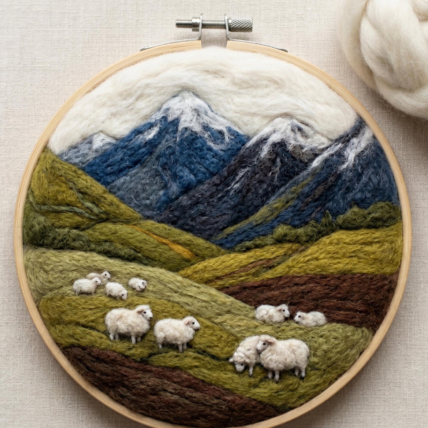 Sheep Needle Felting Kit
