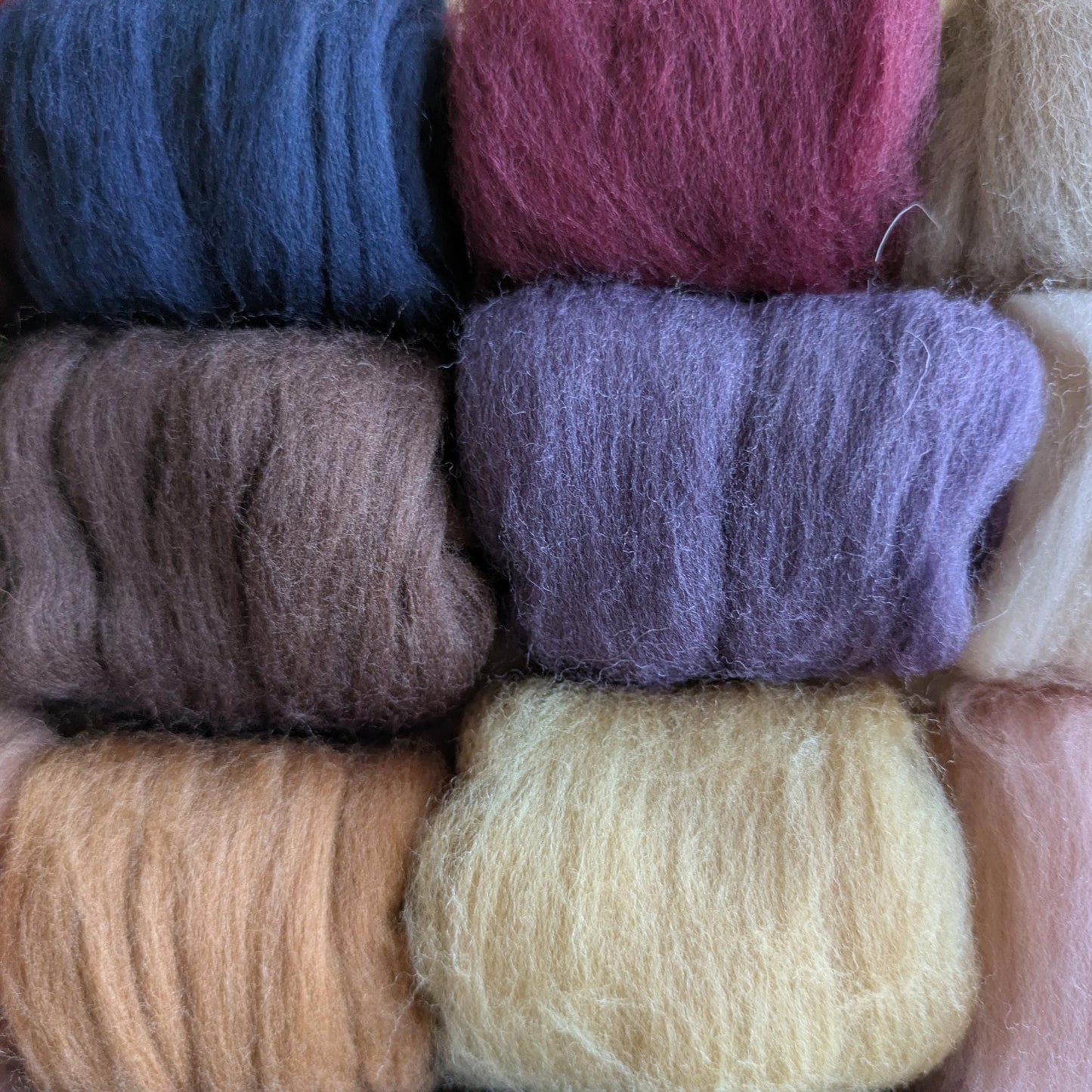 Large Merino Wool Roving Set – 20 Colors