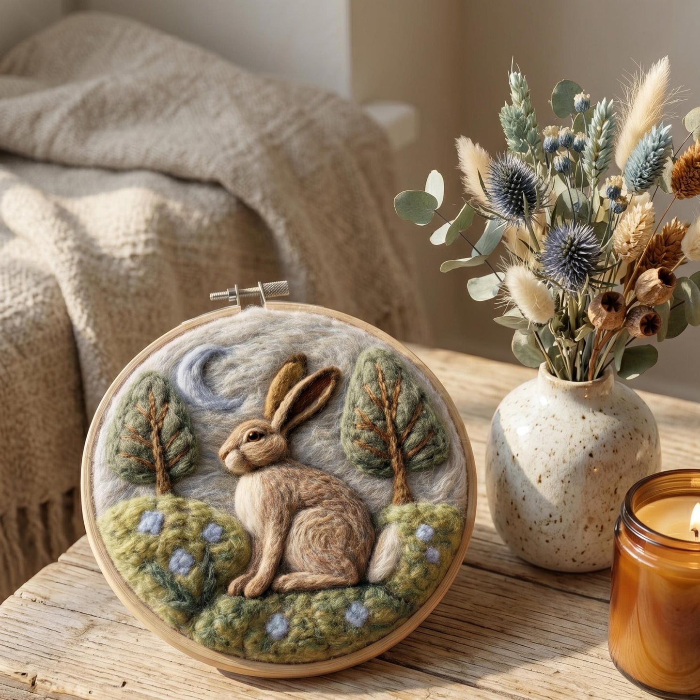 Rabbit Needle Felting Kit