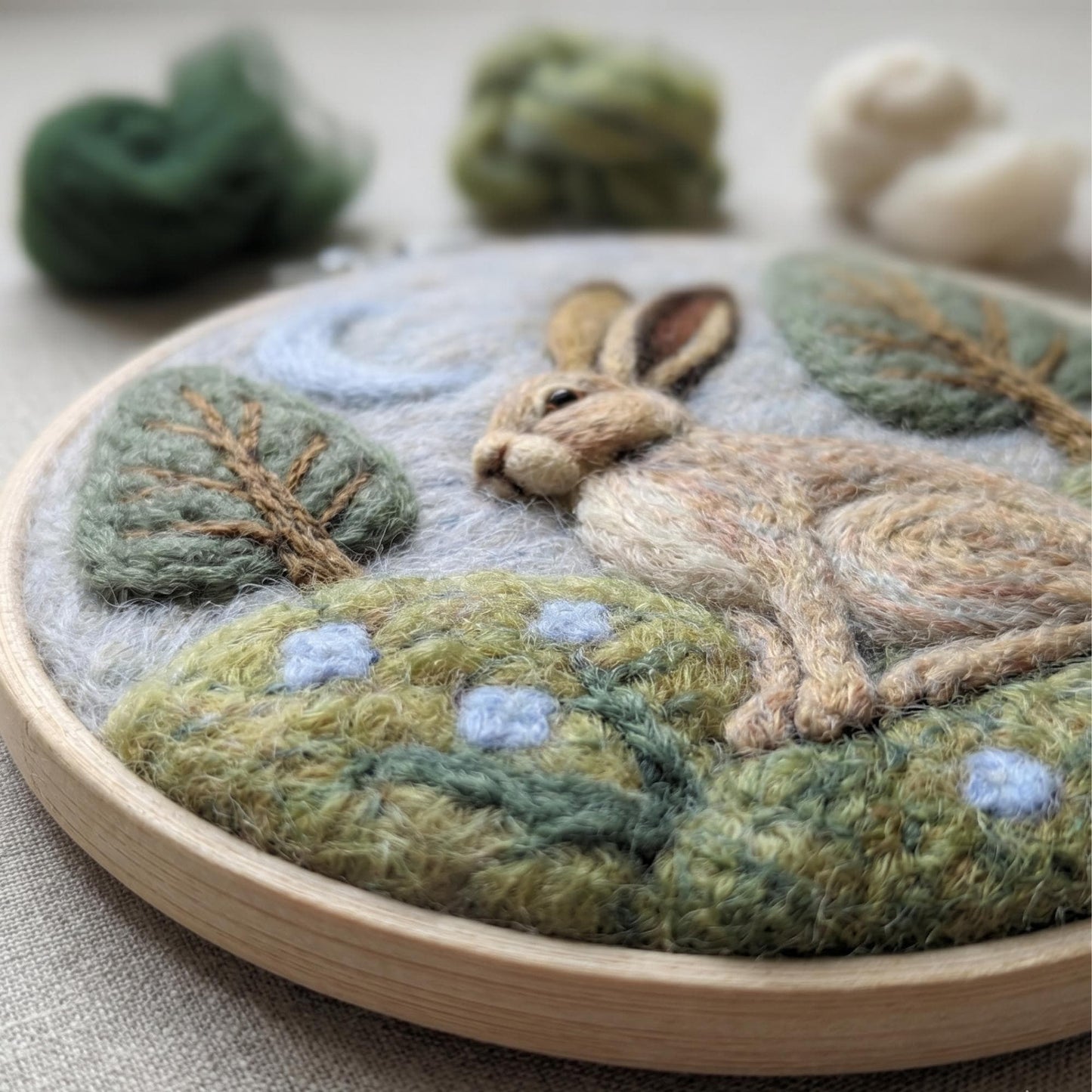 Rabbit Needle Felting Kit