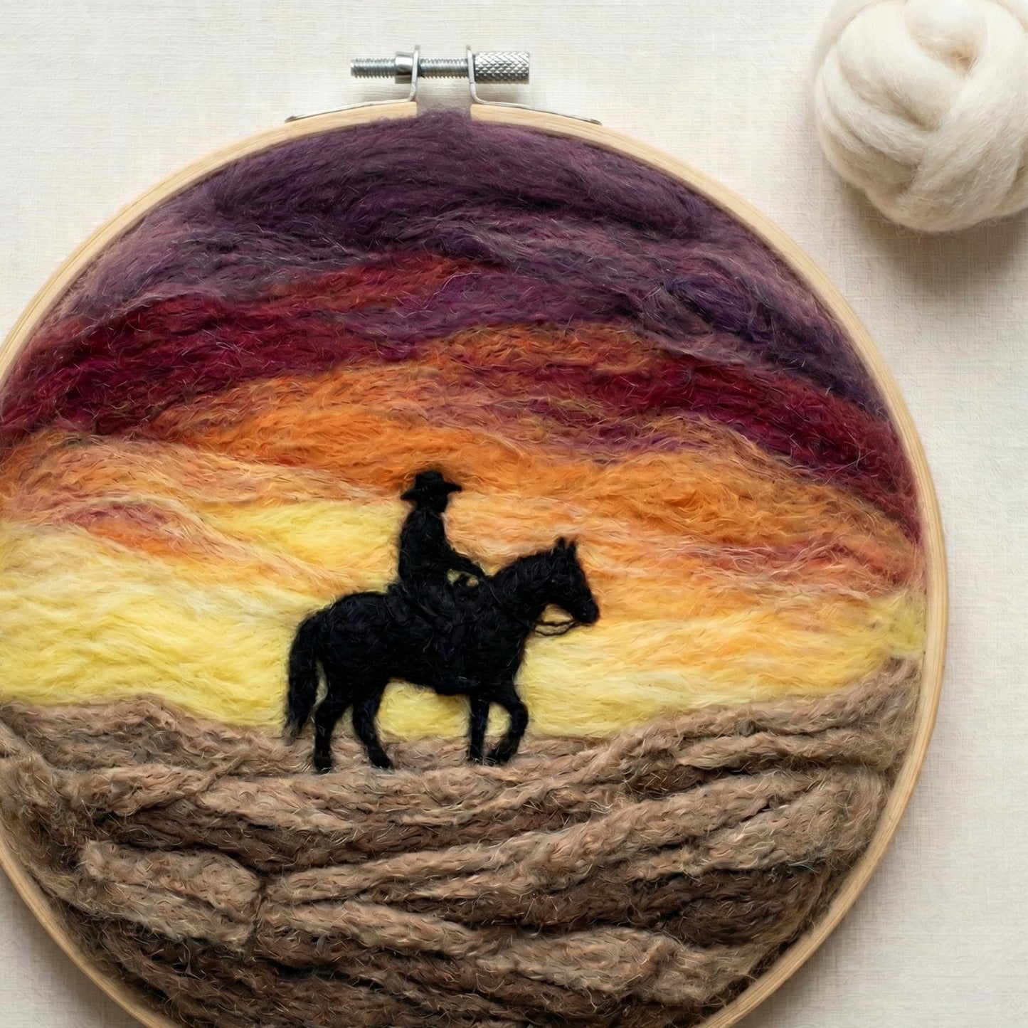 Sunset Cowboy Needle Felting Kit