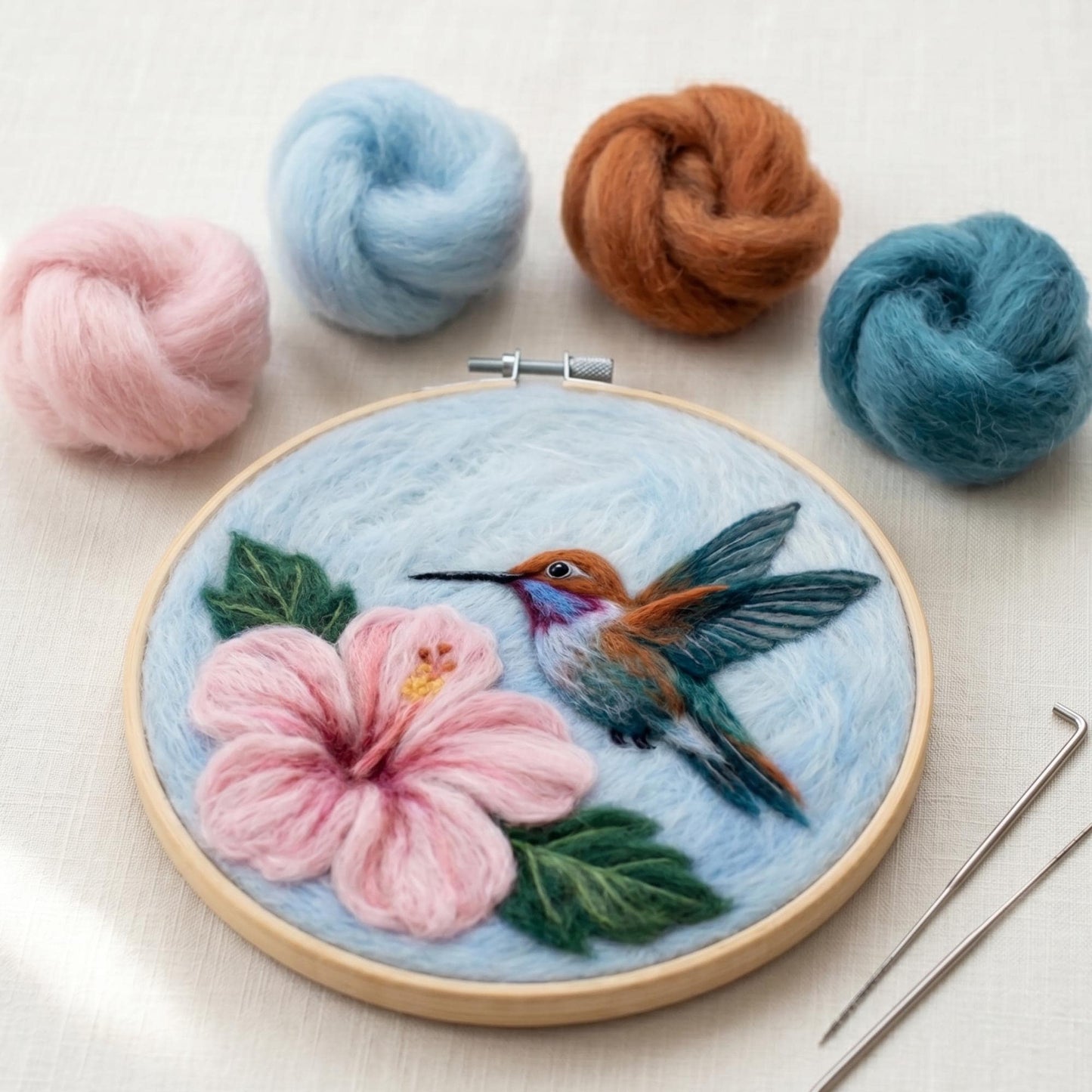 Hummingbird Needle Felting Kit