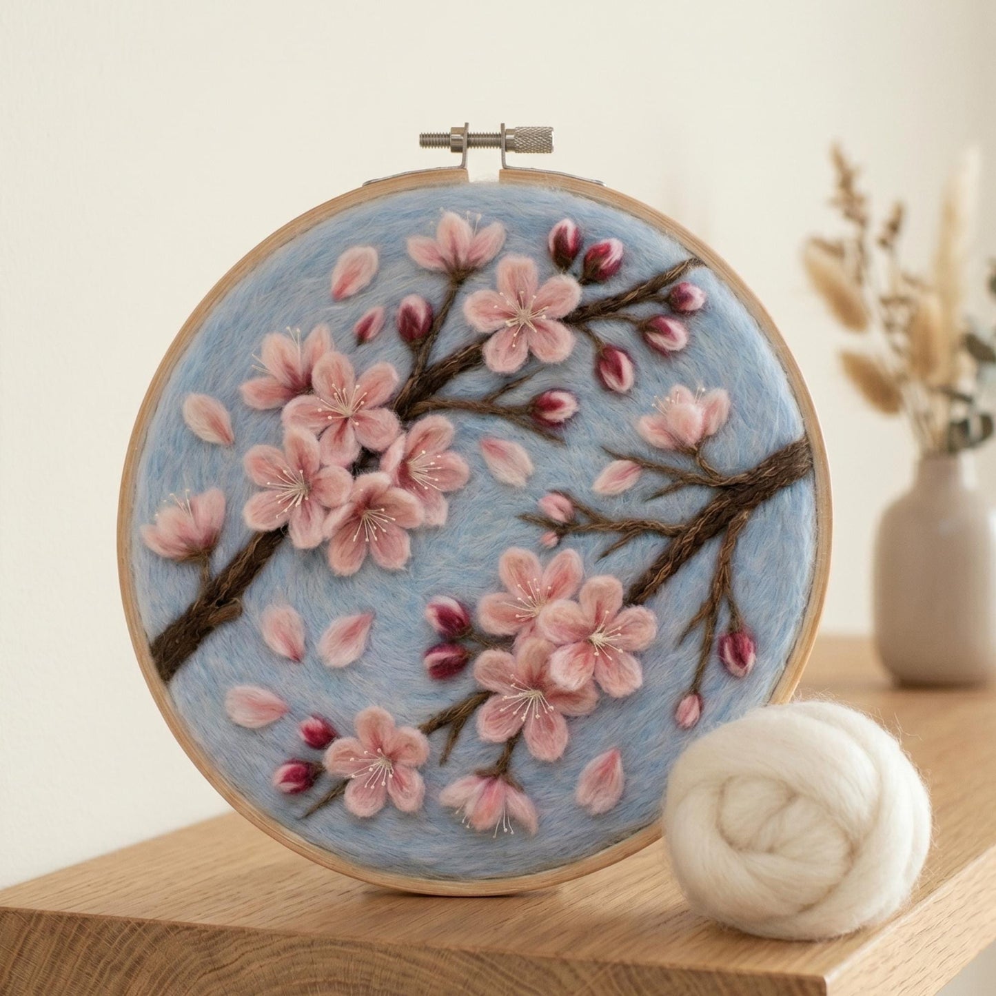 Cherry Blossom Needle Felting Kit