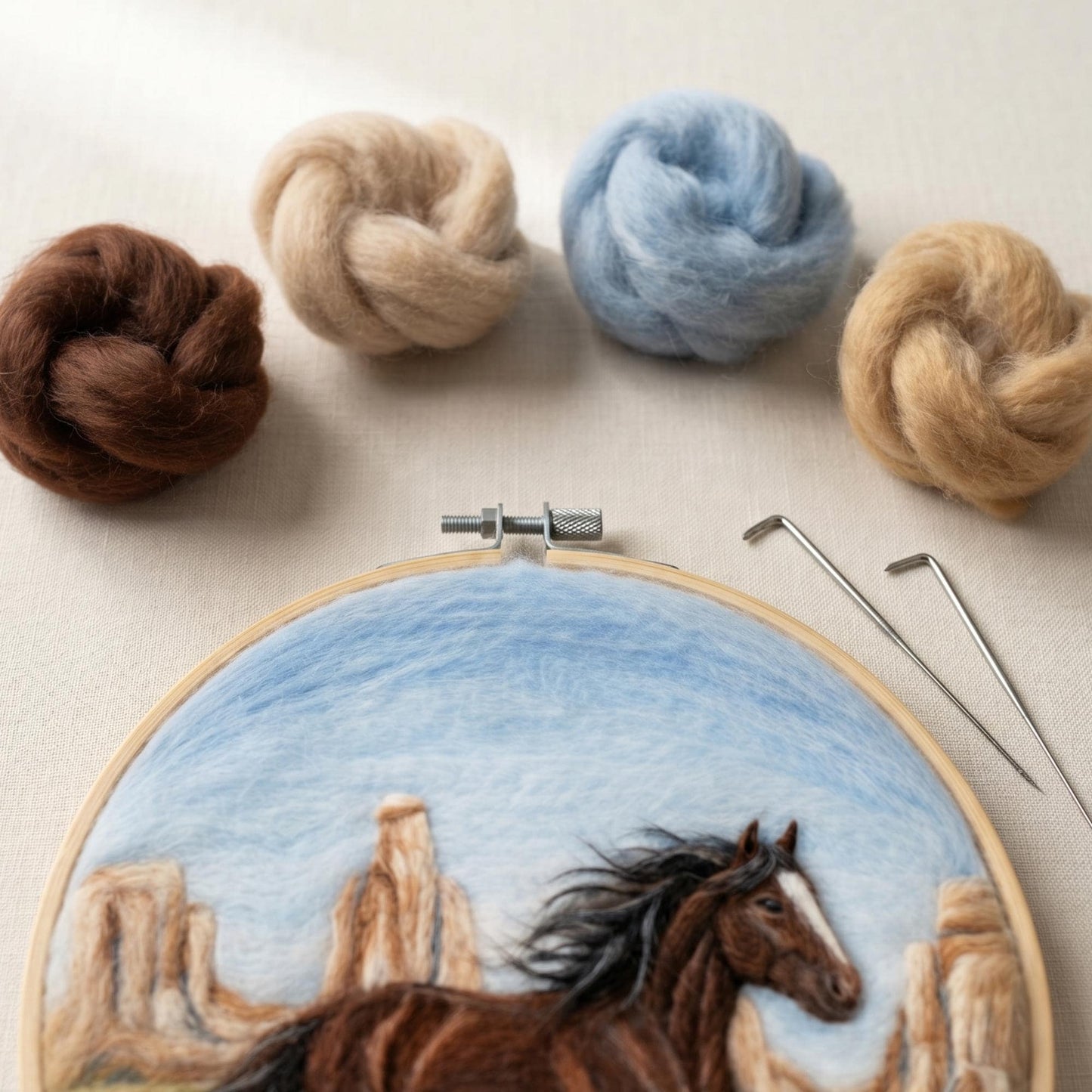 Mustang Needle Felting Kit