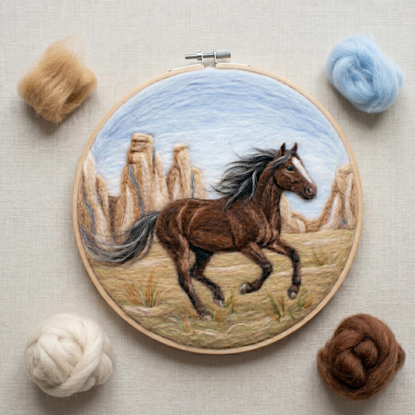Mustang Needle Felting Kit