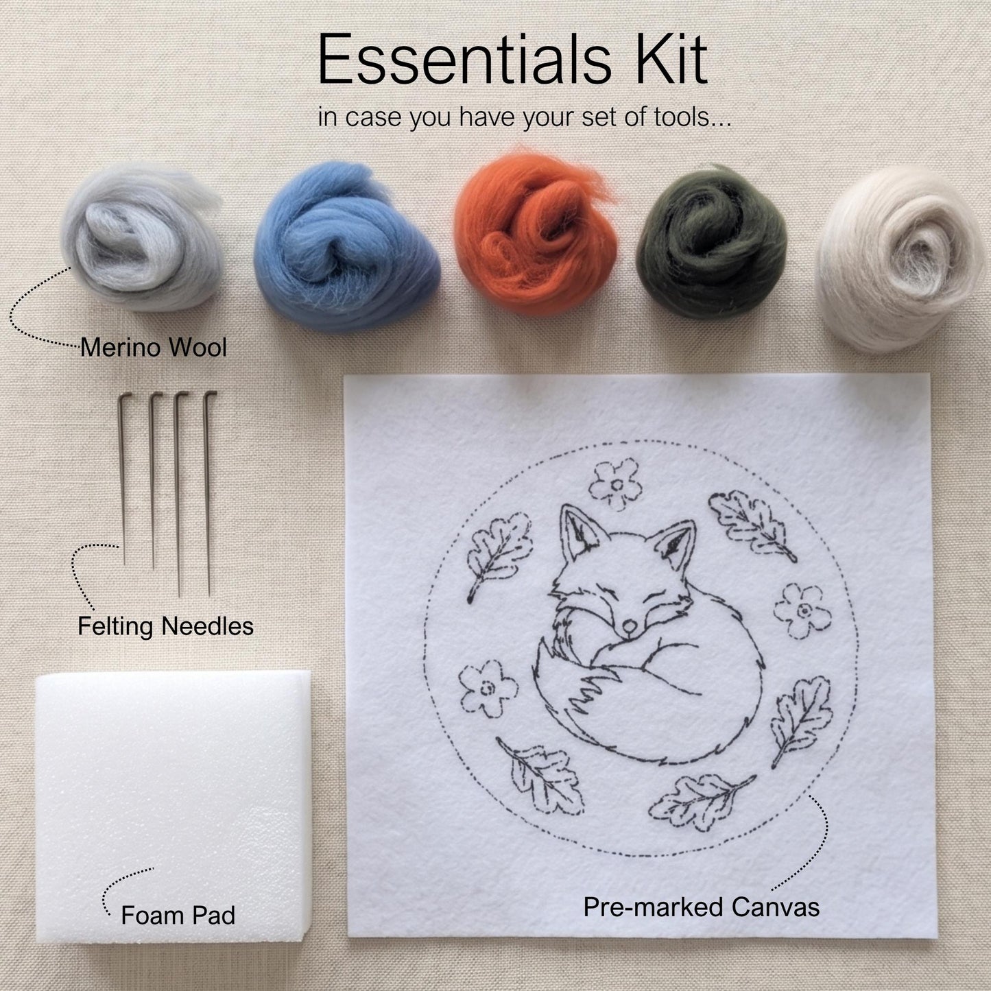 Cowboy on Horseback Needle Felting Kit