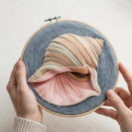 Seashell Needle Felting Kit