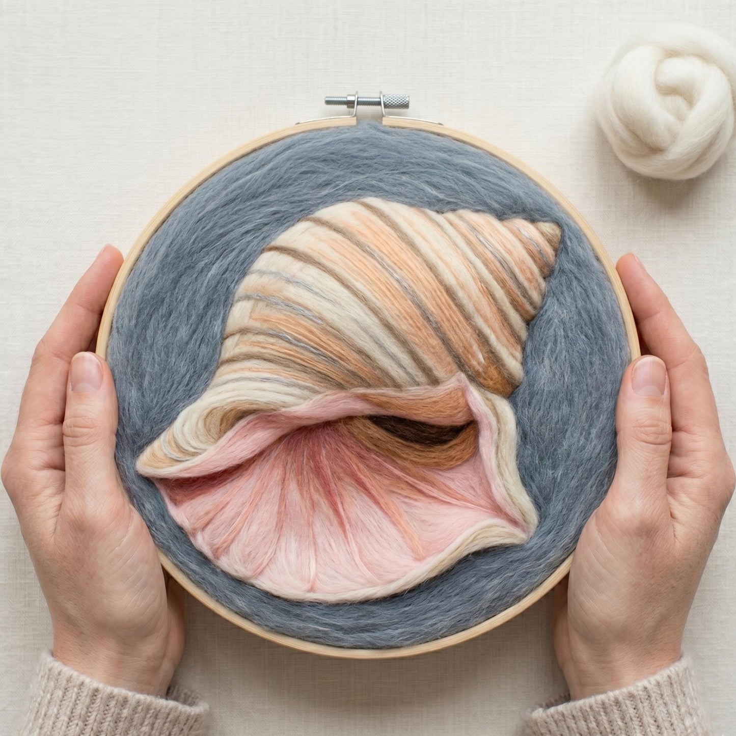 Seashell Needle Felting Kit
